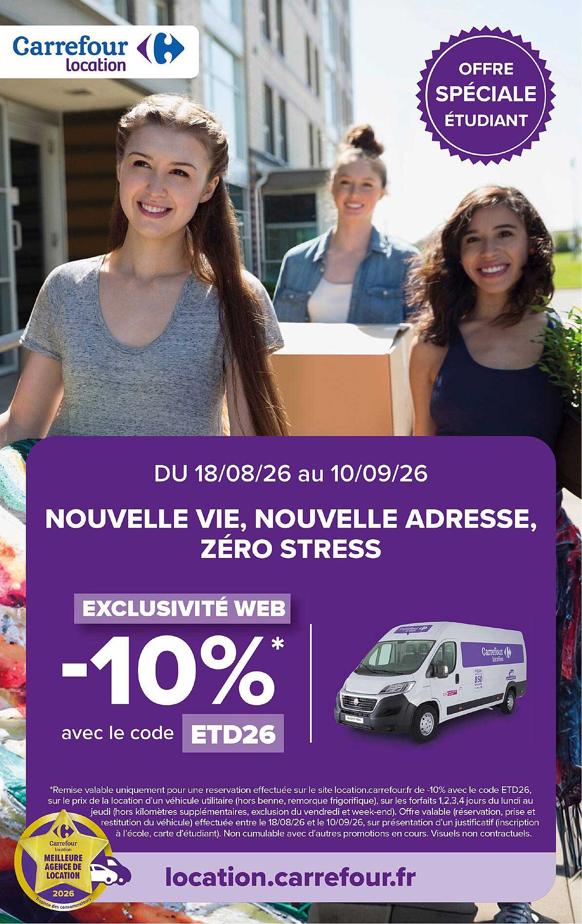 OFFRE SPÉCIALE ÉTUDIANT
