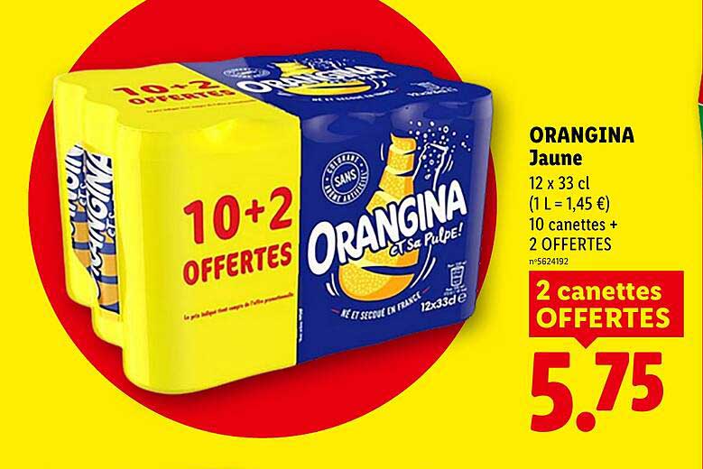 ORANGINA Jaune
