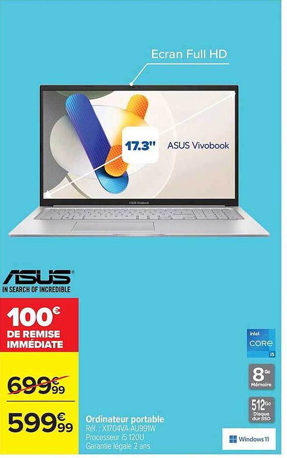 Ordinateur portable ASUS Vivobook