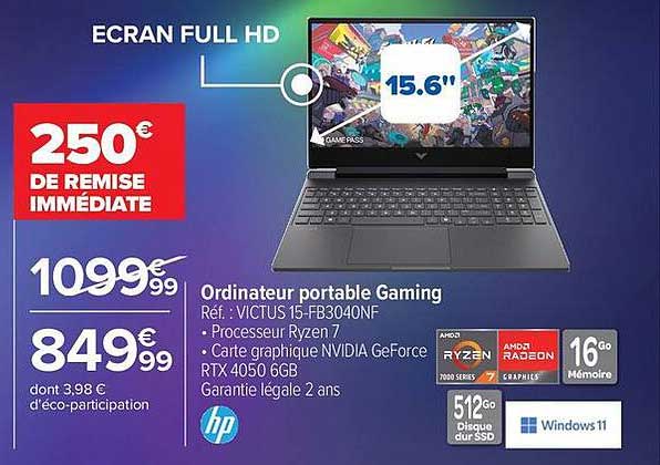 Ordinateur portable Gaming