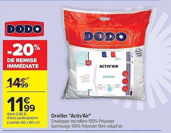 Oreiller "Activ'Air"