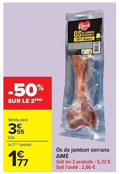 Os de jambon serrano AIMÉ