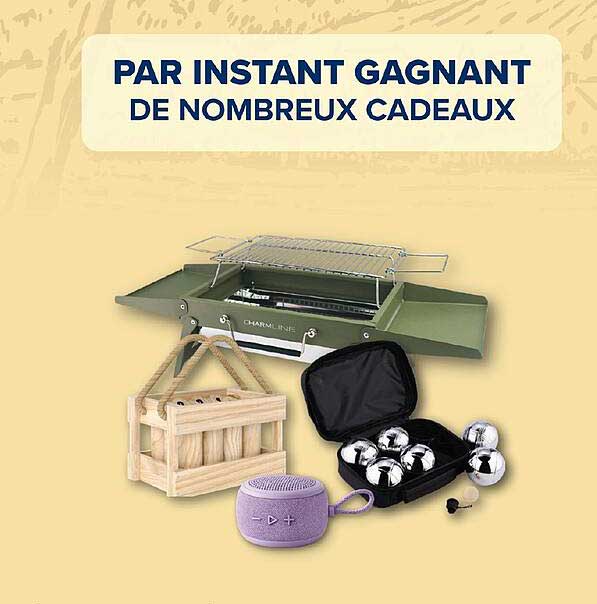 PAR INSTANT GAGNANT DE NOMBREUX CADEAUX