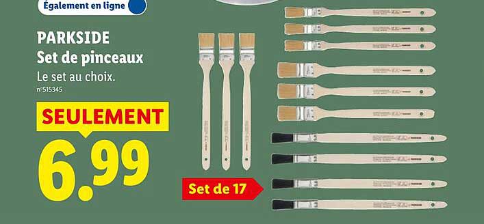PARKSIDE Set de pinceaux