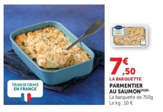 PARMENTIER AU SAUMON(4€)