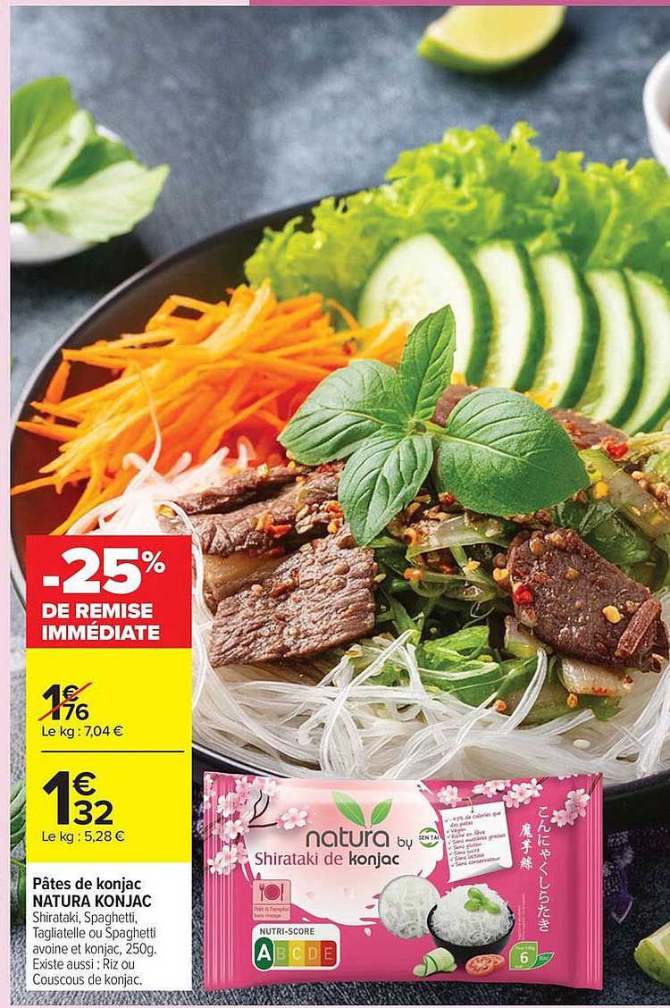 Pâtes de konjac NATURA KONJAC