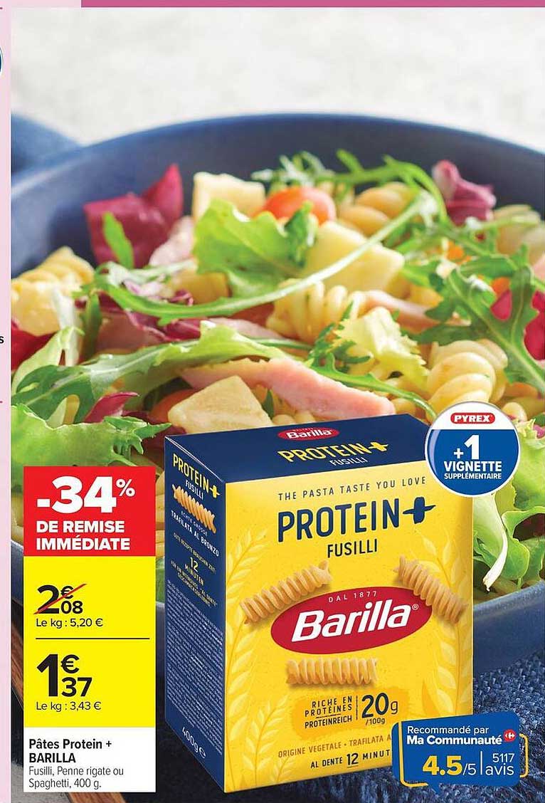 Pâtes Protein + BARILLA