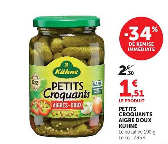 PETITS CROQUANTS AIGRE-DOUX KUHNE