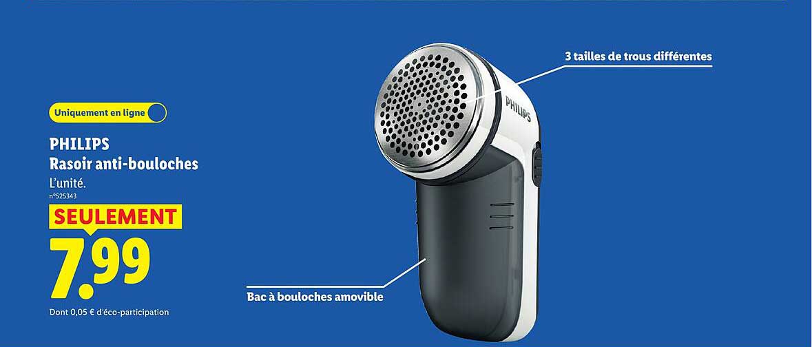 PHILIPS Rasoir anti-bouloches
