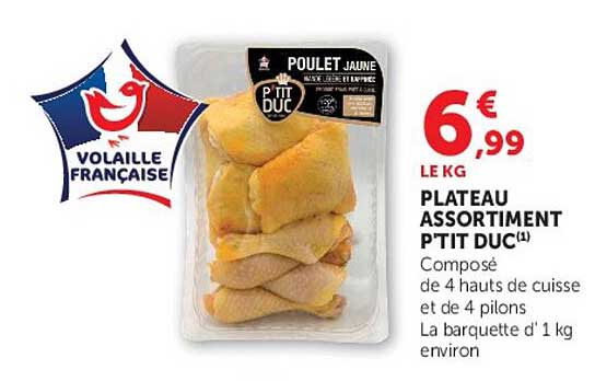 PLATEAU ASSORTIMENT P'TIT DUC