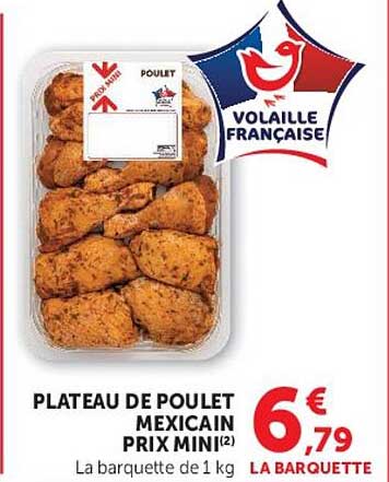 PLATEAU DE POULET MEXICAIN PRIX MINI(2)