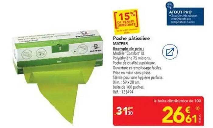 Poche pâtissière MATER
