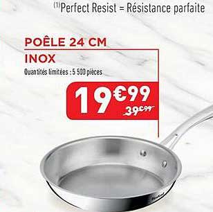 POÊLE 24 CM INOX