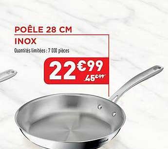 POÊLE 28 CM INOX
