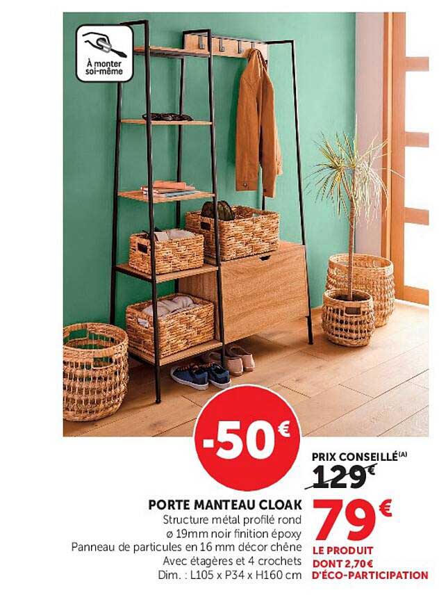 PORTE MANTEAU CLOAK