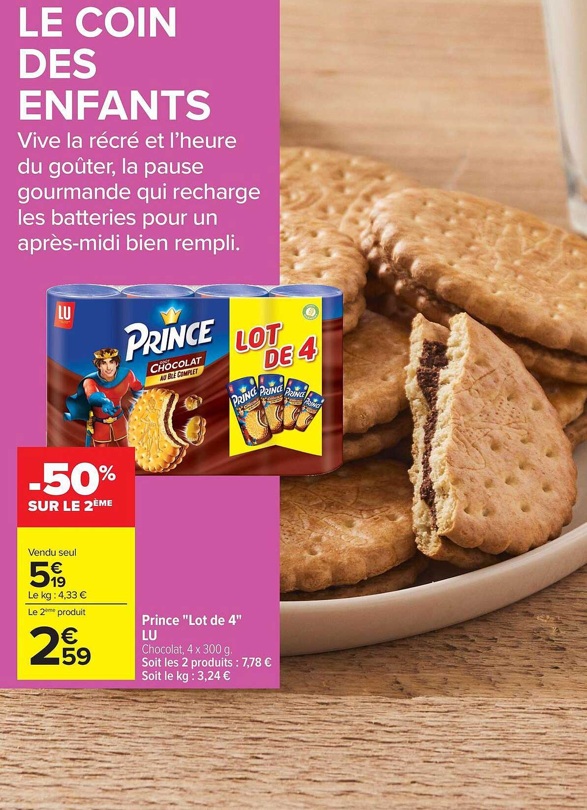 Prince "Lot de 4" LU