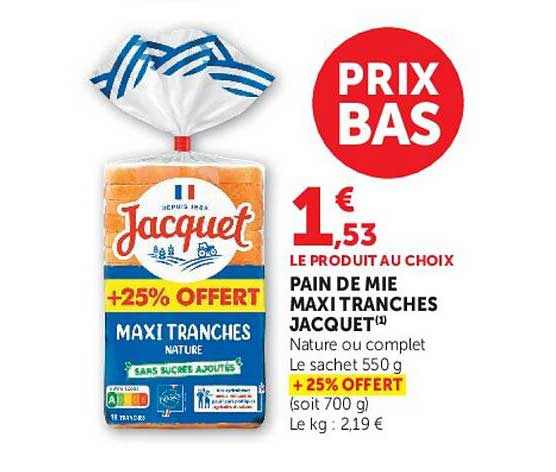 PRIX BAS