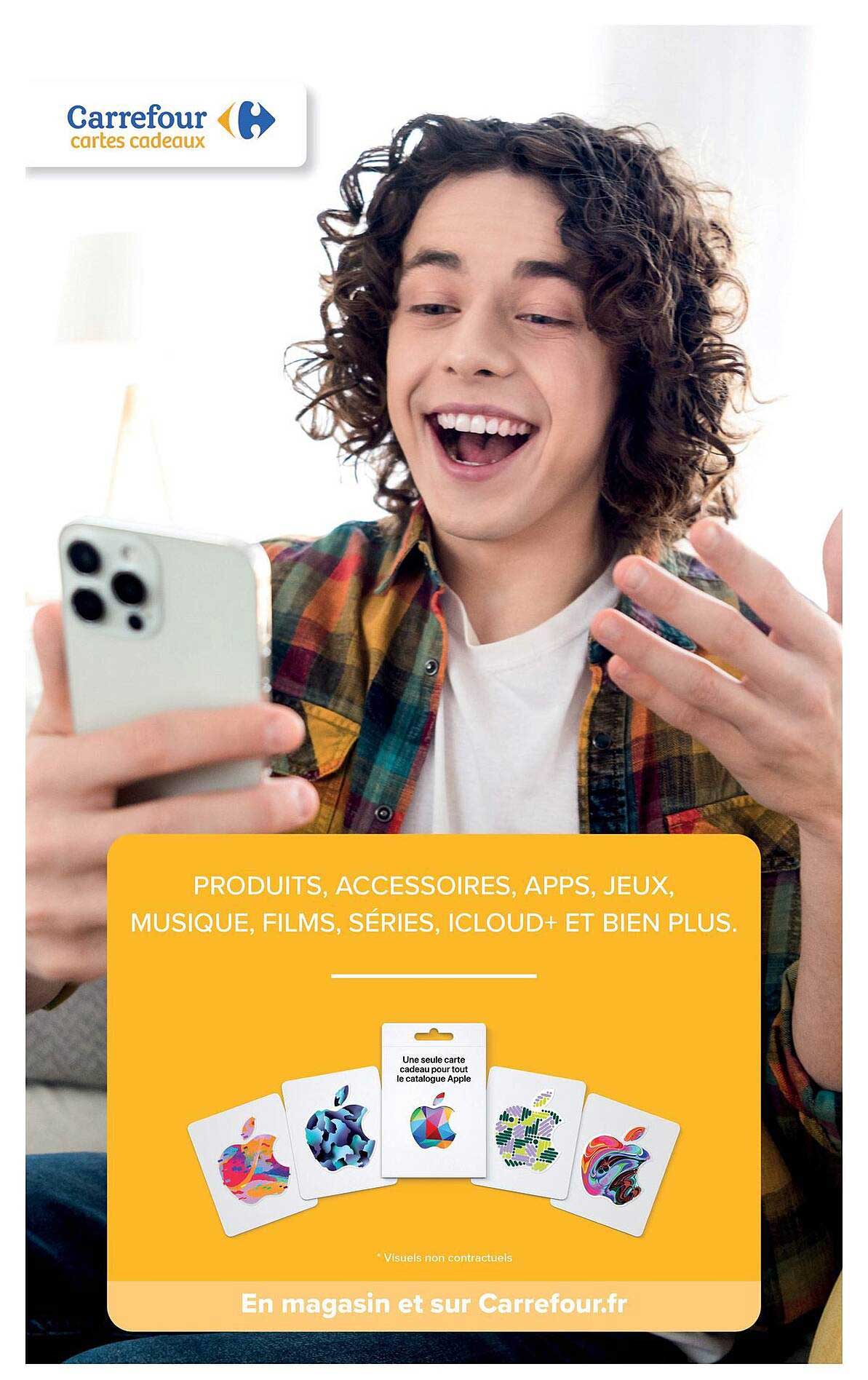 PRODUITS, ACCESSOIRES, APPS, JEUX, MUSIQUE, FILMS, SÉRIES, ICLOUD+ ET BIEN PLUS.