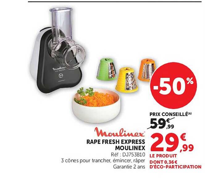 RAPE FRESH EXPRESS MOULINEX