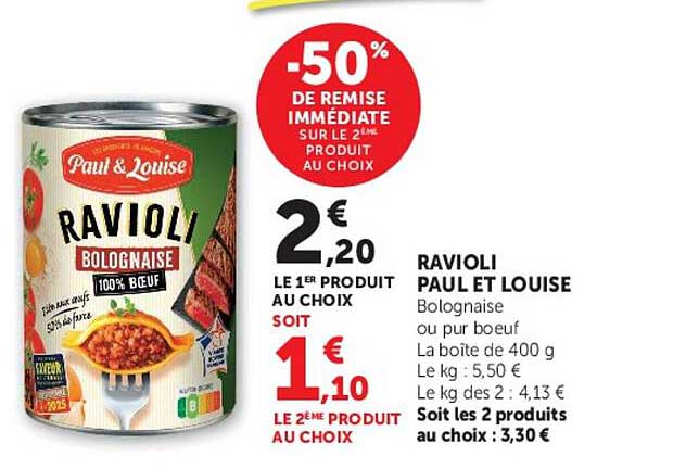 RAVIOLI PAUL ET LOUISE