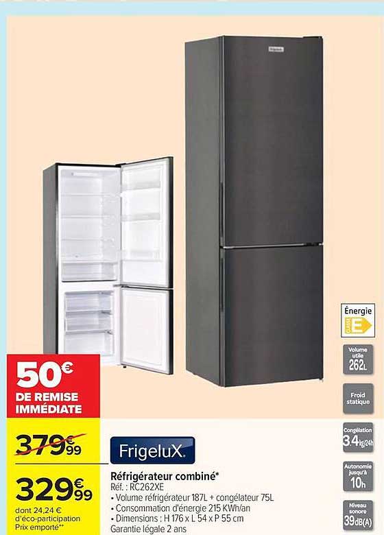 Réfrigérateur combiné*