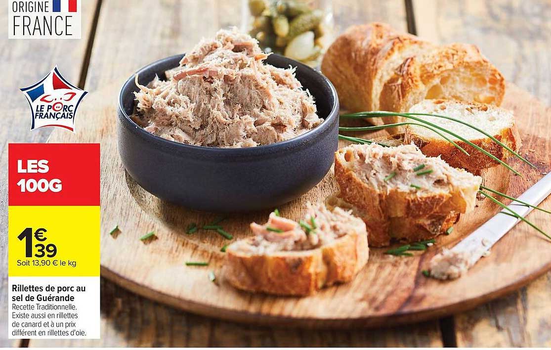 Rillettes de porc au sel de Guérande