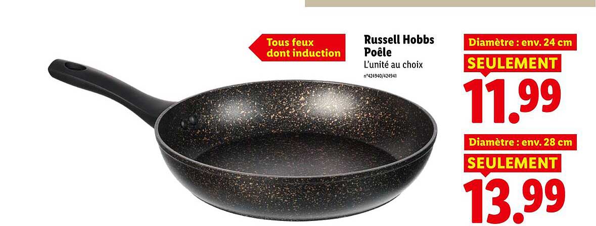 Russell Hobbs Poêle L'unité au choix