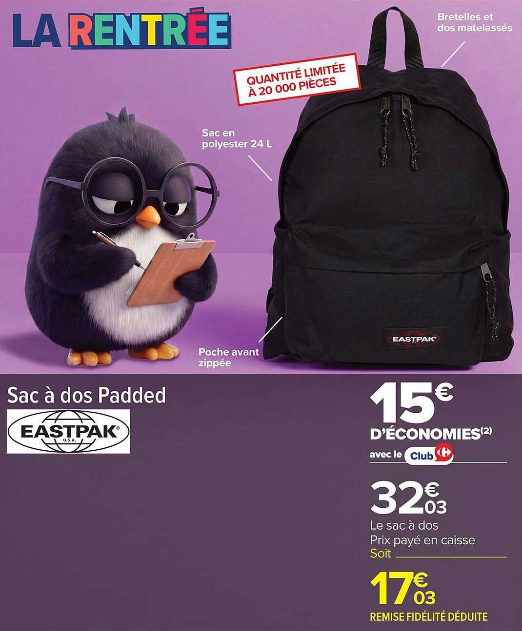 Sac à dos Padded