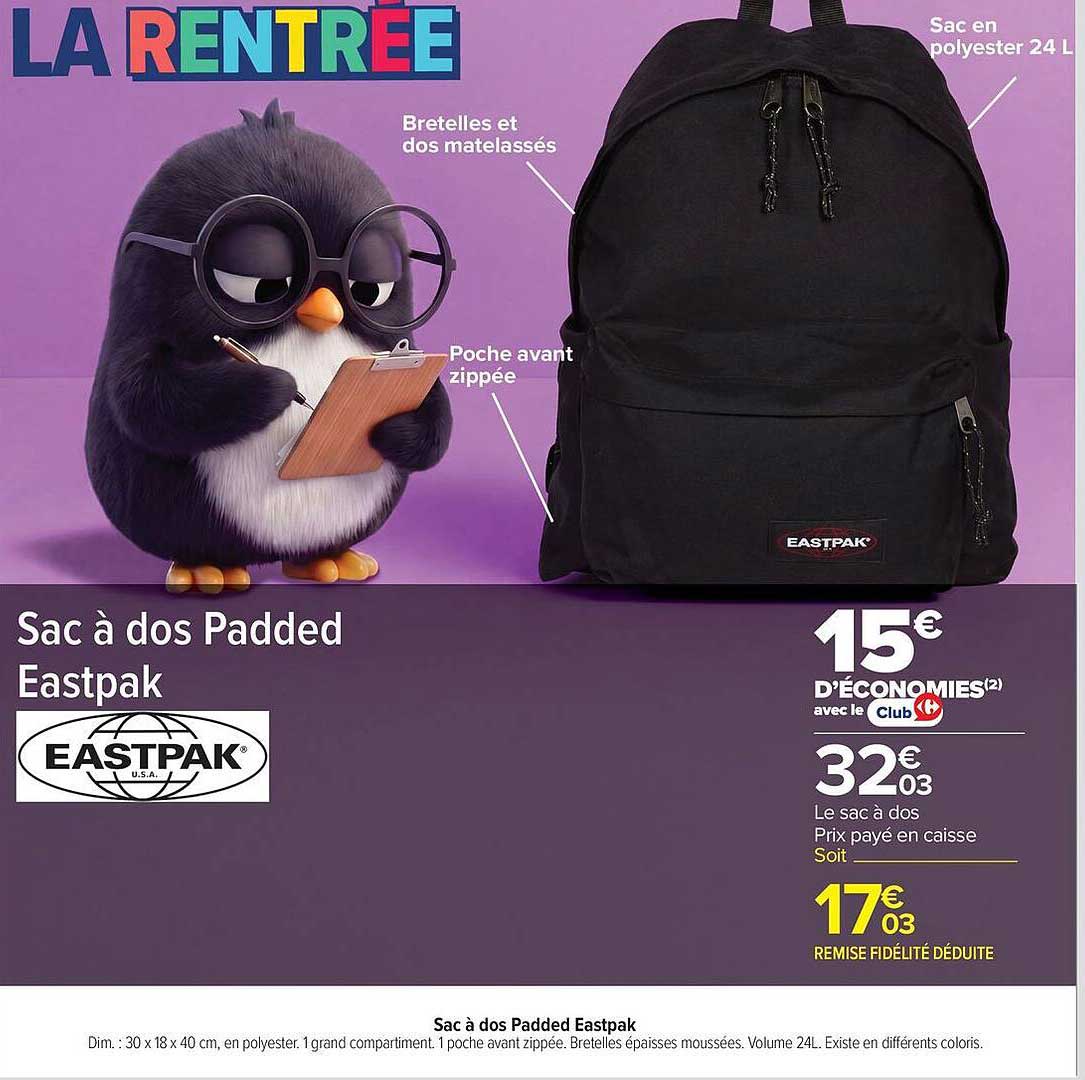 Sac à dos Padded Eastpak