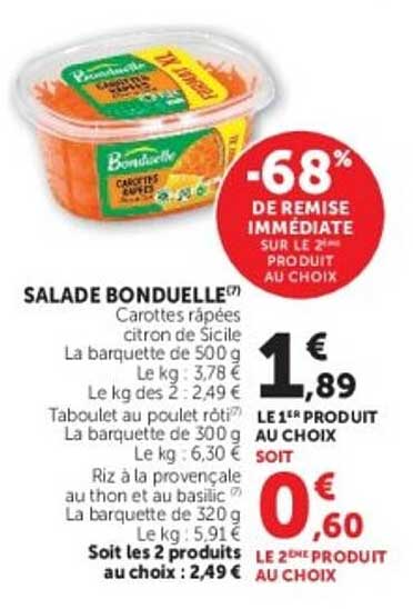 SALADE BONDUELLE