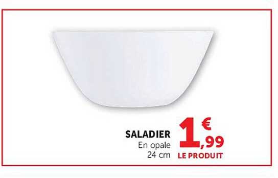 SALADIER En opale 24 cm