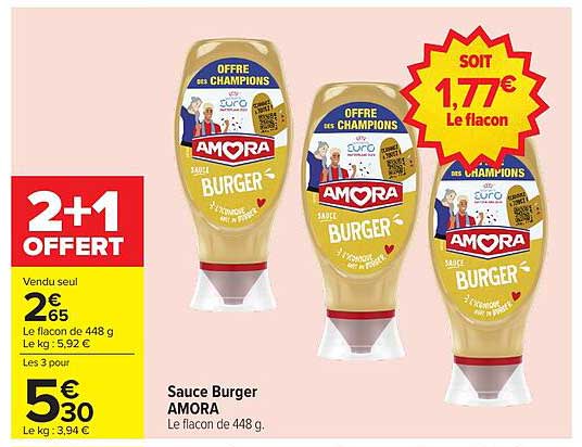 Sauce Burger AMORA