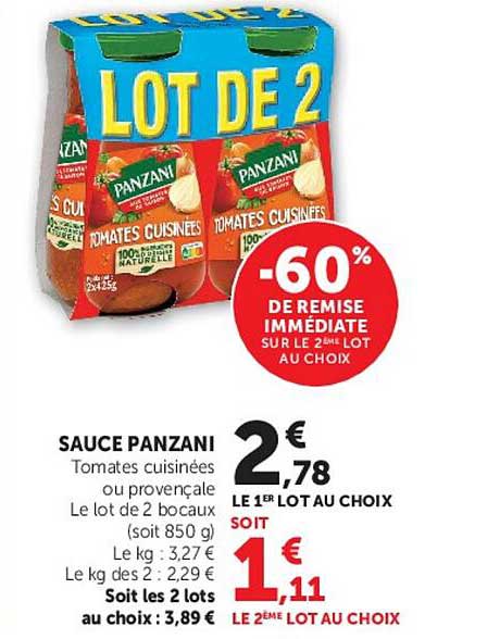 SAUCE PANZANI