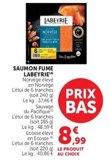 SAUMON FUMÉ LABEYRIE