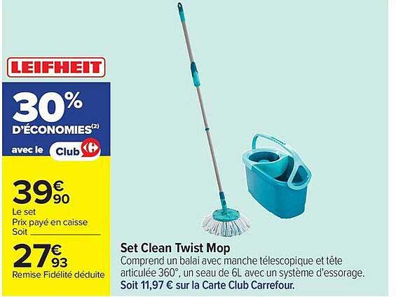 Set Clean Twist Mop