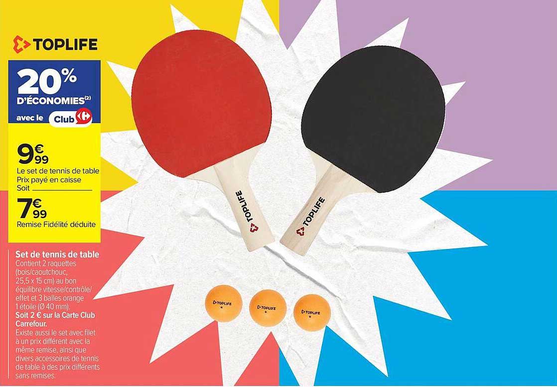 Set de tennis de table