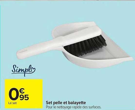 Set pelle et balayette