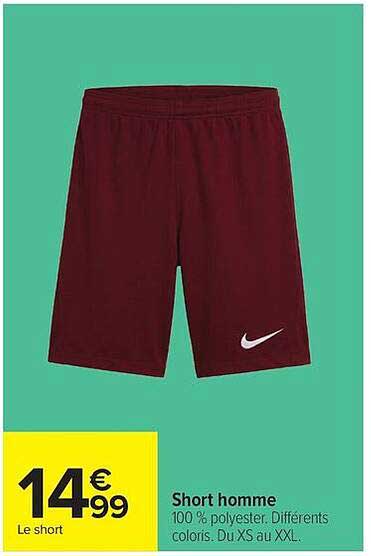 Short homme