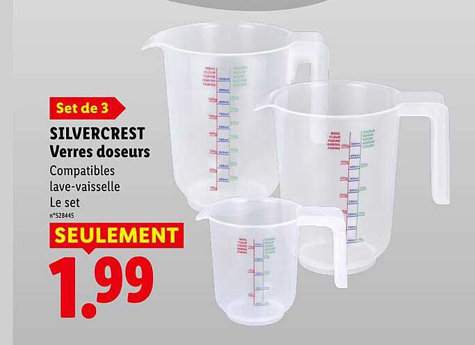 SILVERCREST Verres doseurs