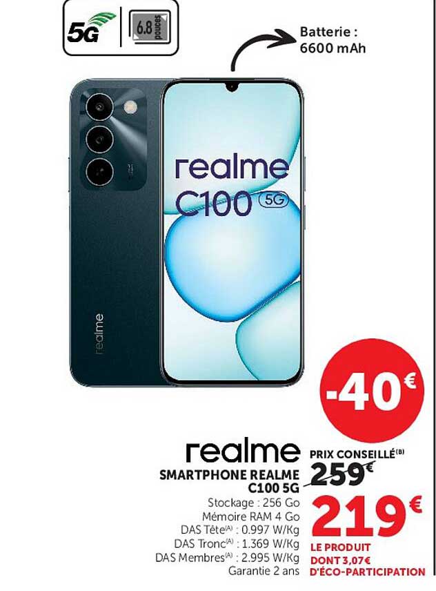 SMARTPHONE REALME C100 5G