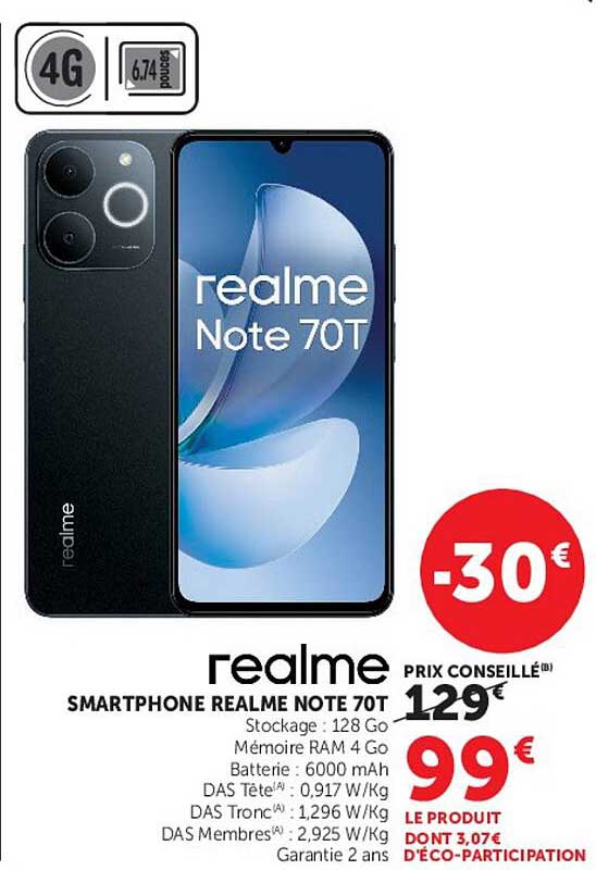 SMARTPHONE REALME NOTE 70T