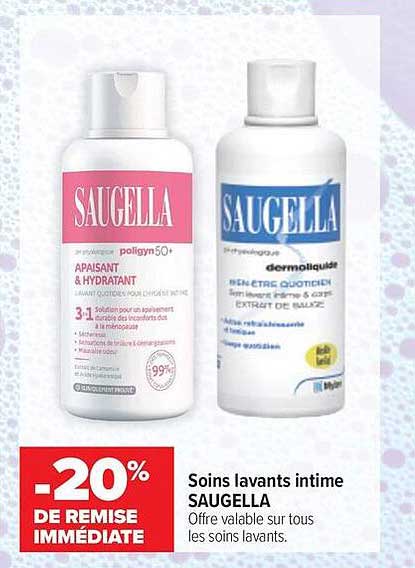 Soins lavants intime SAUGELLA