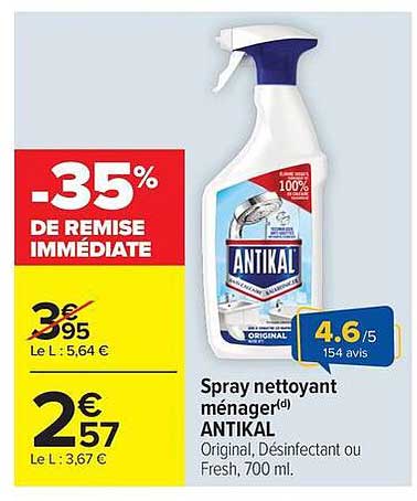 Spray nettoyant ménager(1) ANTIKAL