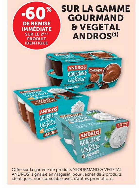 SUR LA GAMME GOURMAND & VEGETAL ANDROS(1)
