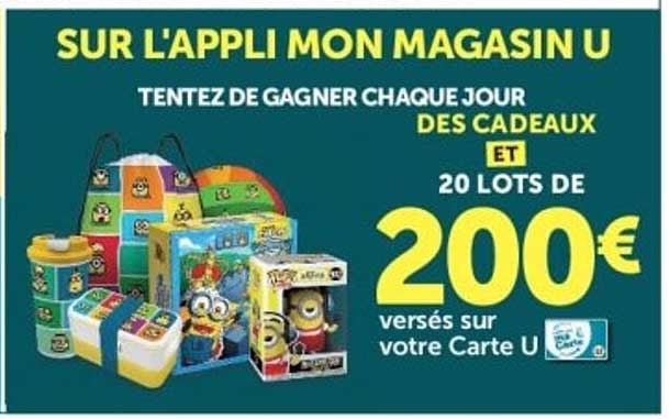 SUR L'APPLI MON MAGASIN U