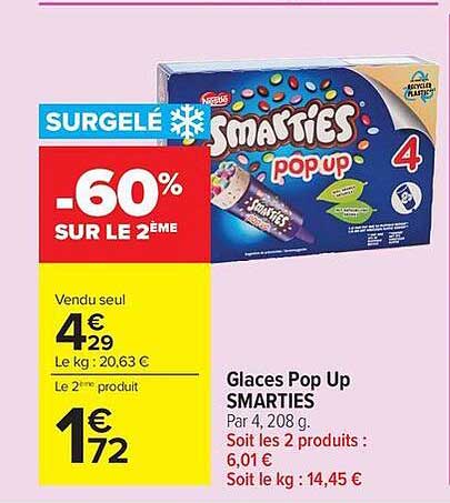 SURGELÉ -60% SUR LE 2ÈME