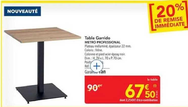 Table Garrido