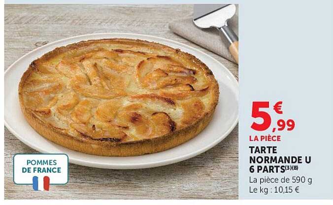 TARTE NORMANDE U 6 PARTS(3)(B)