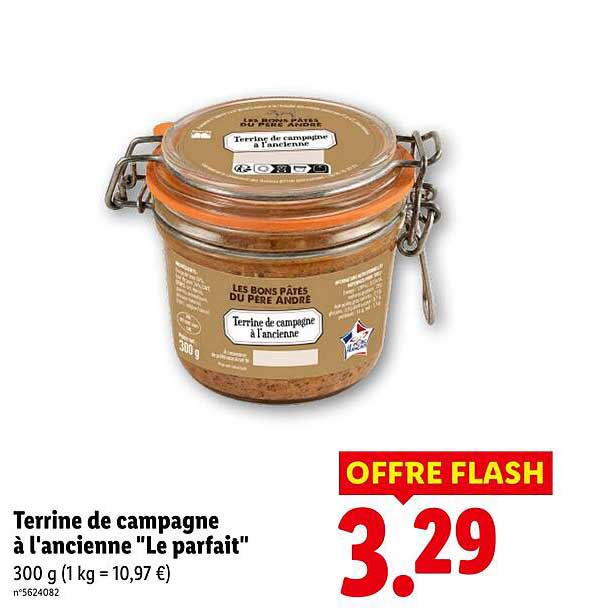 Terrine de campagne à l'ancienne "Le parfait"