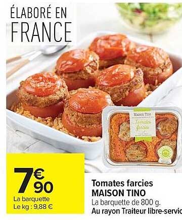 Tomates farcies MAISON TINO